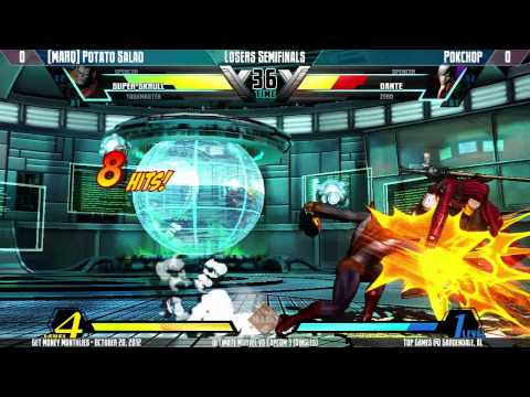 GMM Oct 2012 - UMvC3 - Singles - [MARQ] Potato Salad vs Pokchop