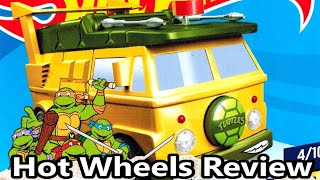 Teenage Mutant Ninja Turtles 2021 Hot Wheels Party Wagon Review