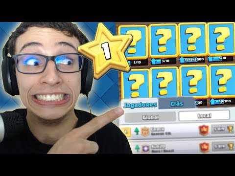 O DECK APARECEU DO MELHOR JOGADOR DO BRASIL DE CLASH ROYALE!