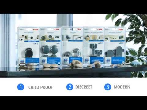 Миниатюра изображения товара Блокиратор мебельный Reer DesignLine / 71011 (антрацит)