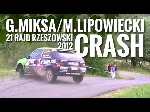 Miksa / Lipowiecki crash 21. Rajd Rzeszowski 2012 - by VRT
