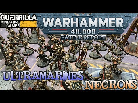 Warhammer 40k 9th Ed Battle Report - Necrons (2020) vs. Ultramarines (2020)