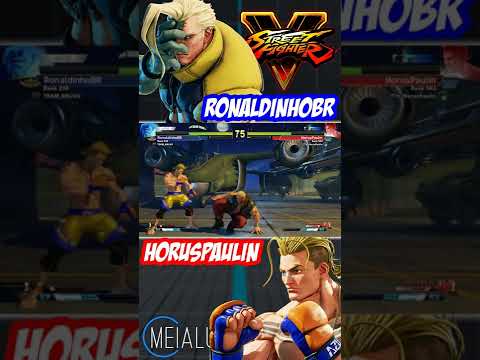 SFV CE - RonaldinhoBR(NASH) VS HorusPaulin(LUKE) 🌘 MeiaLua 🌘