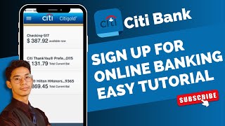 How to Open Citi Bank Online Banking Account? CitiBank Registration - CitiBank.com