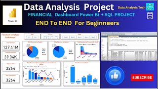 power Bi & SQL Server l Data Analysis Portfolio l End To End l Beginner To Expert