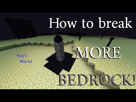 How to Break MORE BEDROCK in survival! | Minecraft Video