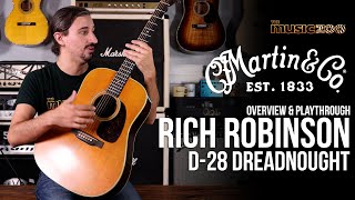 Video thumbnail for Martin Rich Robinson D-28 Overview & Playthrough! by The Music Zoo