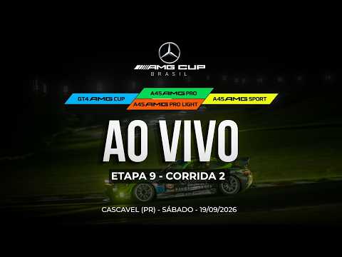 🔴 AMG CUP BRASIL | Corridas 2 | 9ª Etapa 2026 | Cascavel (PR)