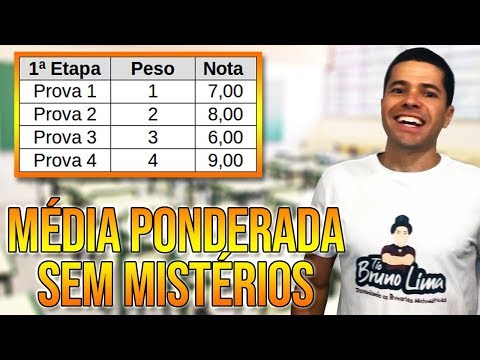 ENEM sem bruxarias 5: Média Ponderada (ENEM 2018 - Matemática - questão 154 - Amarela)