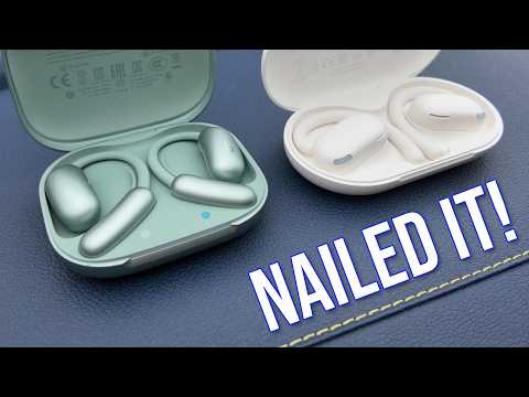 Soundcore V20i by Anker Open-Ear Headphones, Adjustable Ear Hooks, Ultra-Comfort, Snug Fit, Powerful Sound, Clear Calls, IP55, 36H Playtime, Bluetooth 5.4 Wireless Earbuds, Multipoint Connection video review thumbnail