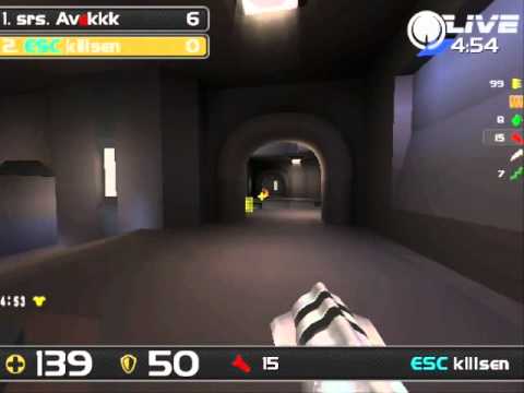 k1llsen vs av3k in Quake Live IEM V - qualifications - map 1 of 3