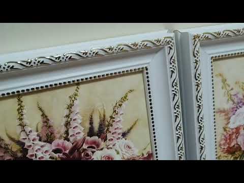 Миниатюра изображения товара Картина Декарт Розовый букет-1 8Л3312 (в раме)