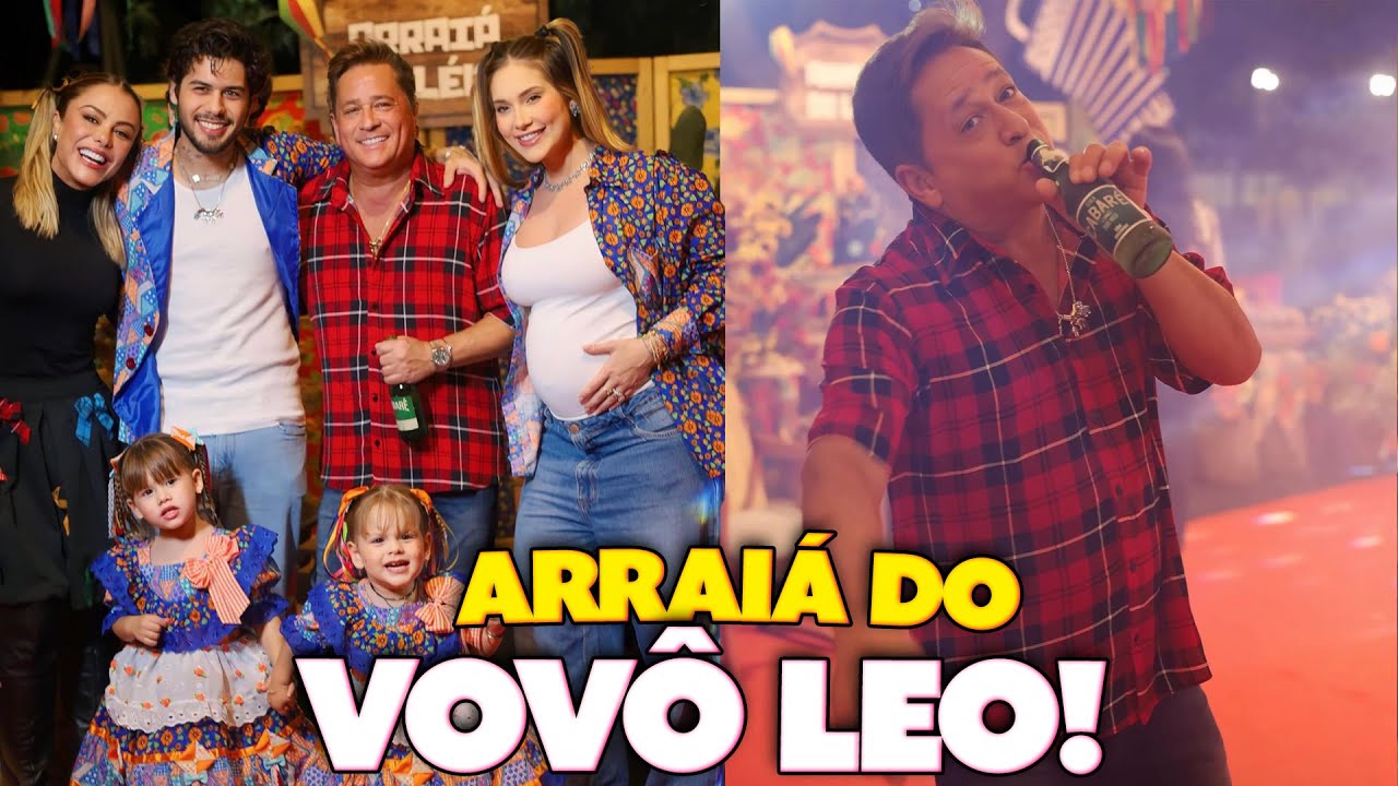 FIZEMOS UM ARRAIÁ PARA COMERAR O ANIVERSÁRIO DO LEO!!