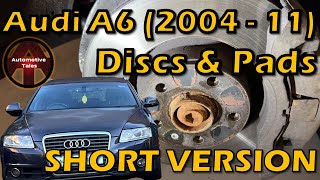 DIY Audi A6 C6 Brake Job: What You Need to Know