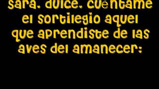 El Ultimo de la Fila - Sara - Letra.