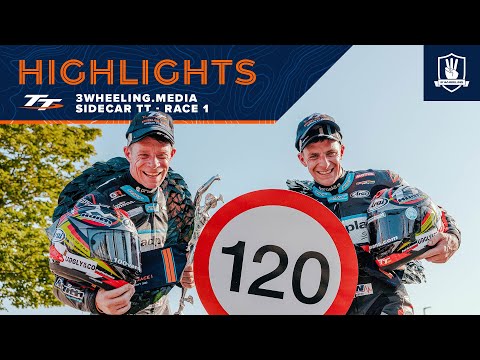 3wheeling.media Sidecar TT Race 1 - Highlights | 2023 Isle of Man TT Races