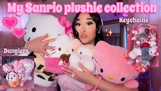 MY HELLO KITTY PLUSHIE COLLECTION 2024 | plush danglers & Sanrio keychains