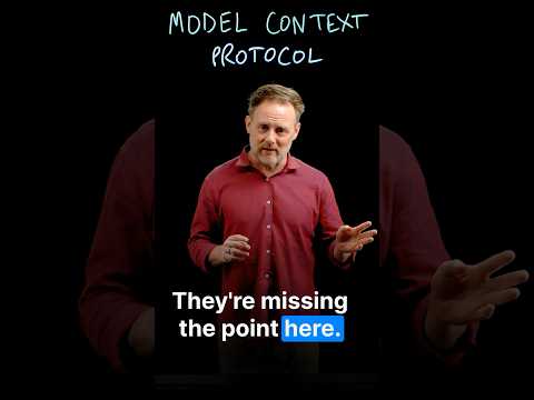 Why MCP really is a big deal. #modelcontextprotocol