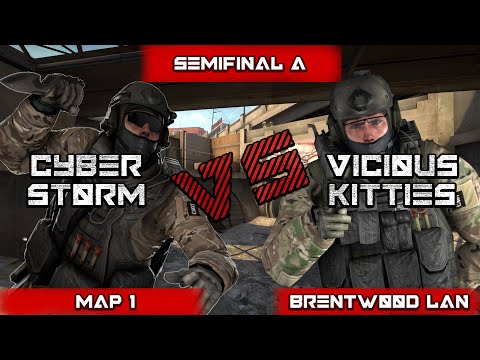 Semifinal A | Map 1 - Overpass | Cyberstorm VS Vicious Kitties | Fragadelphia 17 Brentwood LAN