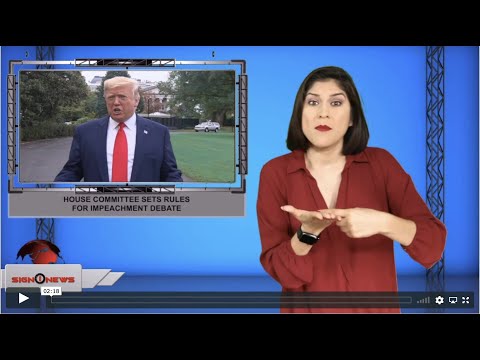 House committee sets rules for impeachment debate (ASL - 12.17.19)