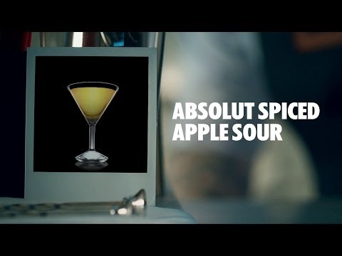 ABSOLUT SPICED APPLE SOUR DRINK RECIPE - HOW TO MIX