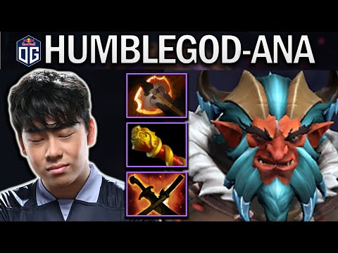 OG.ANA SMURF TROLL WARLORD WITH ORANGE BUILD - DOTA 2 7.29 GAMEPLAY