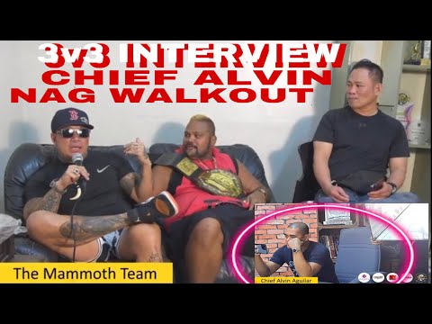 KAYA NAG WALK OUT SI CHIEF ALVIN SA INTERVIEW NG 3v3 HINDI PINAGSALITA NI BOSS B SI MAMOT AT CALOY?