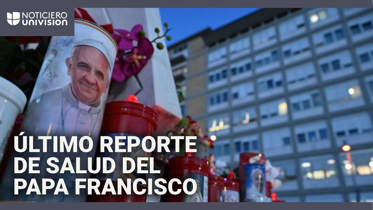 El papa Francisco pasa una buena noche pero continúa en estado crítico, informó el Vaticano