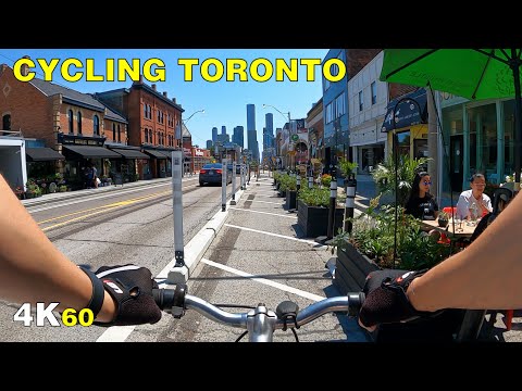 Bike Lanes on Yonge Street??? Cycling Toronto on July 4, 2021