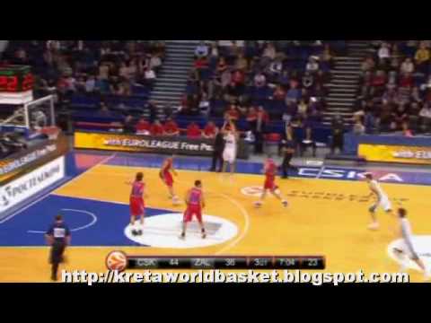 Euroleague 2010 - Top 16 - Week 6  : CSKA Moscow - Zalgiris Kaunas 84-71 (10-3-10) Highlights