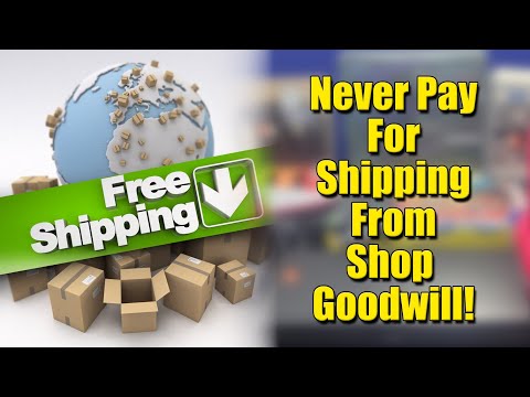 Never Pay For Shipping From Shop Goodwill - eBay Reseller Carolina Picker