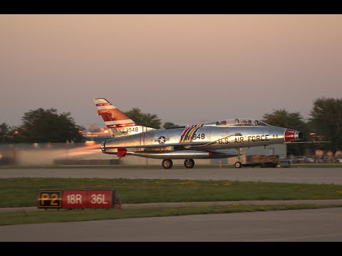 Rare F-100 Super Sabre Attending AirVenture 2022