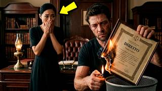 Meu marido picou meu diploma de advogada.. O choque dele ao descobrir que eu era a Juíza..