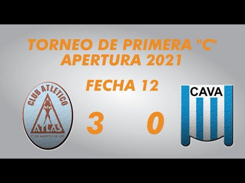 Primera "C" Apertura 2021 - Fecha 12 - Atlas 3 Victoriano Arenas 0 - Resumen