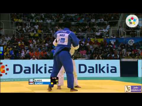 Judo 2013 World Championships: Iliadis (GRE) - Elmont (NED) [-90kg]