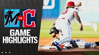 Marlins vs. Guardians Game Highlights (8/14/25) | MLB Highlights