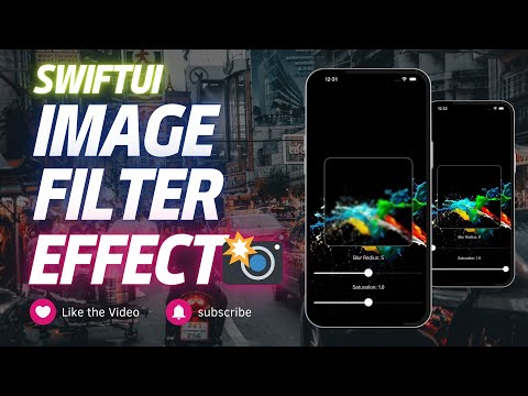 🌟 SwiftUI Pro Image Filter Effect Blur & Saturation 🎨🚀