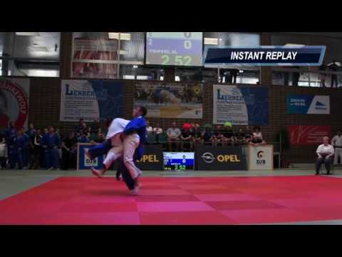 1. Bundesliga - JC Rüsselsheim vs. TSV Abensberg - Ippon Markus Trippel gegen Philip Graf