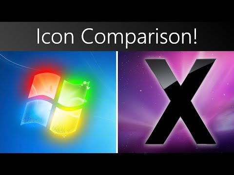 Windows 7 vs Mac OS X 10.6 Icons!
