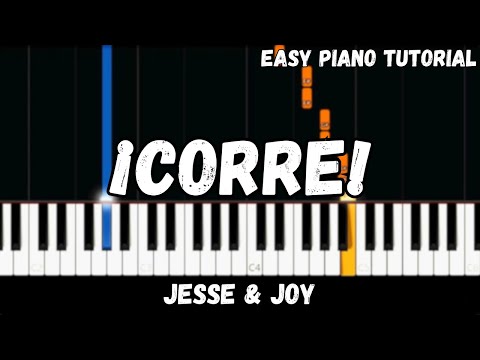Jesse & Joy - ¡Corre! (Easy Piano Tutorial)