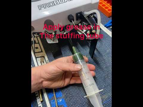 Rc boat flex shaft greasing