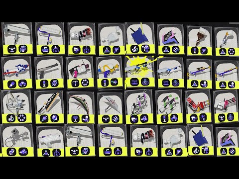 Splatoon 3 - All Weapons (Global Premiere)