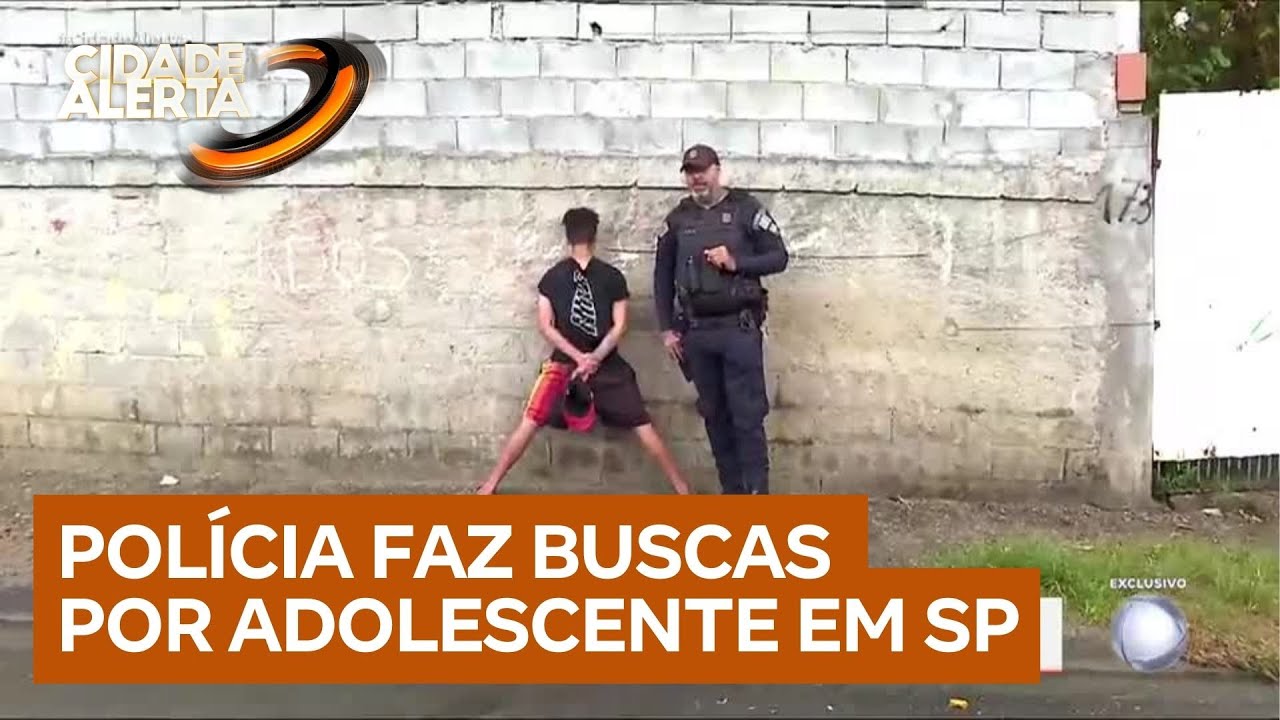 Polícia faz buscas por adolescente suspeito de matar duas pessoas