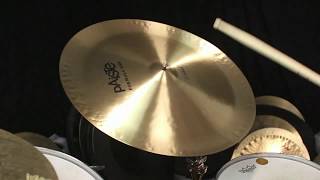 Video thumbnail for Paiste 22" Formula 602 Modern Essentials China - 1986g by The Drum Shop - Portland, Maine