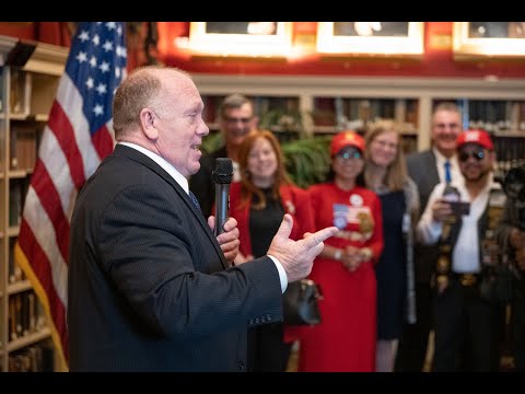 Tom Homan speech Legacy PAC event 3-2-23 DC  :Stan Fitzgerald , Jared Craig