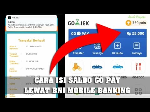 Cara Top Up Gopay Via M Banking - Terkait Bank