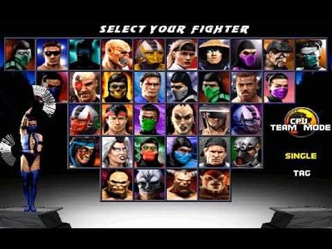 Mortal Kombat Komplete ( Mortal Kombat Trilogy ) KITANA Gameplay Playthrough