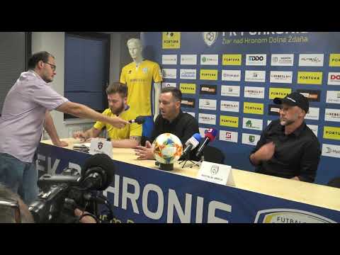 20190811 Aftermatch briefing FK Pohronie vs. FC Spartak 2:2