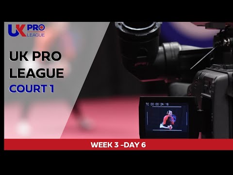 UK Pro League Live Stream - Court 1