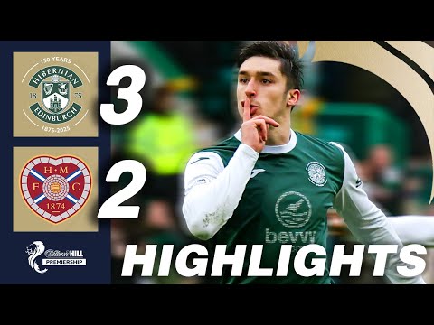 Hibernian 3-2 Heart of Midlothian | HIGHLIGHTS | William Hill Premiership